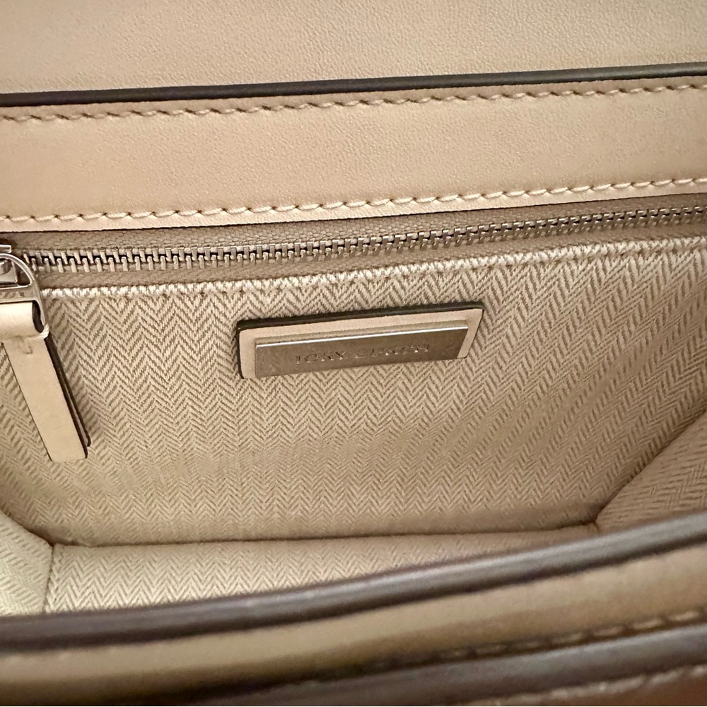 - Tory Burch- Britten Small Adjustable Shoulder Bag, “Spark Gold”, NWT - Picture 10 of 15